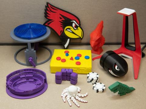 Objects printed at Illinois State University Milner Library